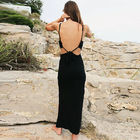 Summer Sleeveless Hollow Backless Beach Maxi Dress