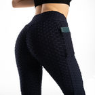 Elastic Fitness Gym Seamless Butt Lifting Leggings With Pocket
